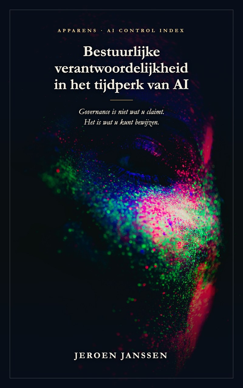 Bestuurlijke verantwoordelijkheid in het tijdperk van AI — boekomslag